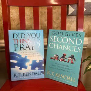 R. T. Kendall Inspirational Books God Gives Second Chances Pray Self Help